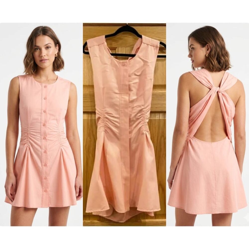 Carven Twist Open Back Dress